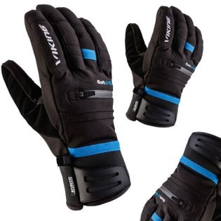 Rękawice narciarskie VIKING KURUK SKI 8 czarno-niebieskie