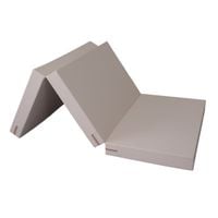 materac gimnastyczny Satellite 180x100x10 cm trzyczęściowy - beżowy