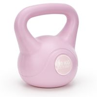 Kettlebell 10 kg odważnik, hantla do ćwiczeń ABS kula do treningu siłowego, różowa
