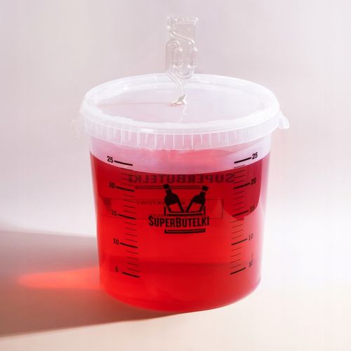 FERMENTATOR WIADRO FERMENTACYJNE 30 L na WINO PIWO z POKRYWĄ SKALĄ RURKĄ na Arena.pl