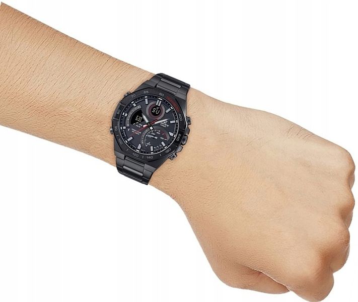 MĘSKI ZEGAREK CASIO EDIFICE PREMIUM ECB-950DC-1AEF CZARNY SOLAR BLUETOOTH zdjęcie 9