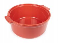 Peugeot Naczynie ceramiczne Soufflé 24x8,5cm czerwone