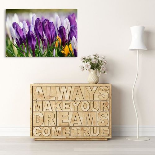 Deco Panel, Krokusy 5 80x60 na Arena.pl