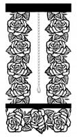 P48 Panel ażurowy kwiatowy glamour dekoracja okna RÓŻE premium 60x130