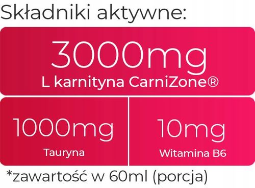 L CARNITINE 3000 SHOT dla kobiet x10 ampułek - L karnityna na odchudzane na Arena.pl