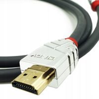 Kabel HDMI 2.0 LINDY High Speed M/M 1m szary/cromo