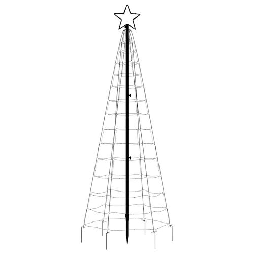 Choinka świąteczna LED z kolcami 220 diod LED niebieska 180 cm na Arena.pl