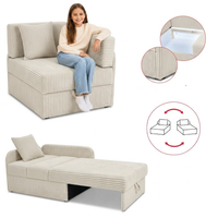Łóżko dziecięce sofa kanapa beż gruby sztruks premium Denis Family Meble