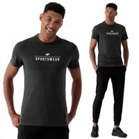 KOSZULKA MĘSKA 4F T-SHIRT BAWEŁNA SPORT SS23M539