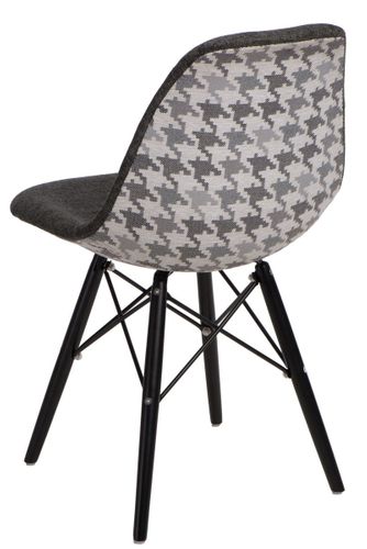 Krzesło P016W Pattern Szar-Pepitka/black na Arena.pl