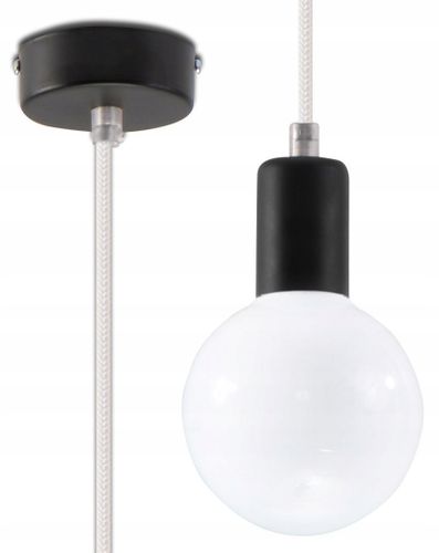 Lampa Wisząca EDISON Biała na Arena.pl