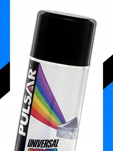 FARBA LAKIER CZARNY POŁYSK PULSAR SPRAY RAL 9005 400 ml na Arena.pl