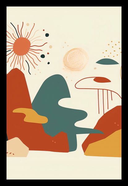 Plakat 40x60cm Kosmos Barw zdjęcie 2