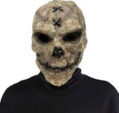 Maska Czaszka Halloween Straszna Lateksowa Realistyczna na Całą Głowę