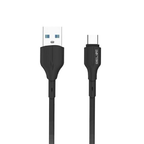 beline kabel 25w usb-a/usb-c 1m          czarny/black blncbc01 na Arena.pl