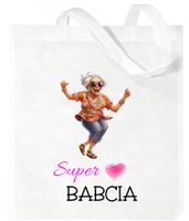 Torba z nadrukiem prezent Dzień Babci różne wzory Babcia