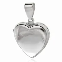 ELEGANCKIE SREBRNY OTWIERANY WISIOREK PUZDERKO SEKRETNIK SERCE SERDUSZKO