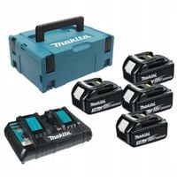 MAKITA ZESTAW ZASILAJĄCY 18V (BL1830Bx4+DC18RD) MAKPAC