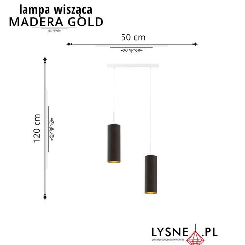 Żyrandol MADERA GOLD na Arena.pl