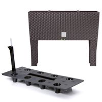 Donica skrzynia nogi system nawadniający 33x80x62 cm umbra