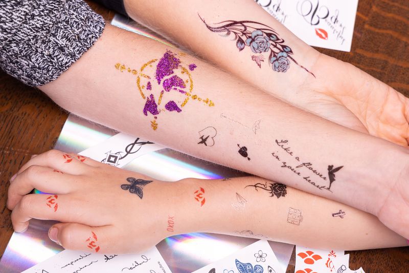 ZESTAW TATUAZY ”D” NR:8588 zdjęcie 7