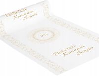 Bieżnik Komunijny na Stół IHS Obrus Pierwsza Komunia Święta 5m