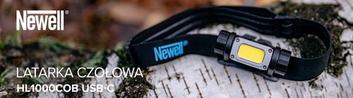 Latarka czołowa Newell  HL1000COB USB-C na Arena.pl