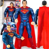 DUŻA FIGURKA SUPERMAN DLA CHŁOPCA Z DZWIĘKIEM 30CM ZABAWKA INTERAKTYWNA XXL