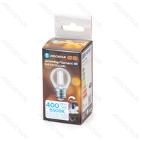 Żarówka LED filament G45 E27 4W 6500K transparentna energoszczędna do biura