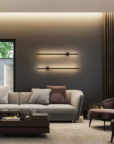 Nowoczesna lampa ścienna LIZBONA II kinkiet LED12W 90cm Wobako na Arena.pl