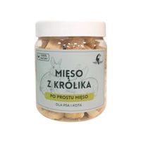 Liofilizowane mięso z królika 70g dla psa i kota | alergia pokarmowa