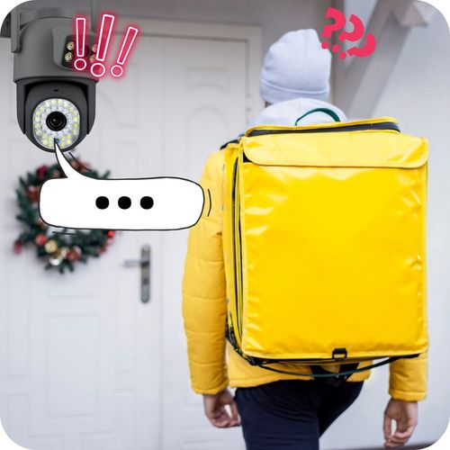 PODWÓJNA KAMERA WIFI IP SMART ZEWNĘTRZNA OBROTOWA 6MPX APLIKACJA ULTRA HD na Arena.pl