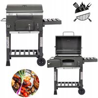 Grill Węglowy Activa Angular Mastercook z Żeliwnym Rusztem 57,5 x 42 cm