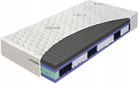 Materac HYBRID ANTRACYT MATERASSO kieszeniowy wyrób medyczny 200x220