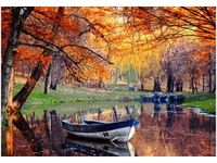 100 70CM OBRAZ PŁÓTNO UROKLIWY ZAKĄTEK PŁÓTNO RAMA