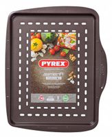 Forma blacha do pieczenia pizzy Asimetria Pyrex 42x34 cm (37x28 cm wew)