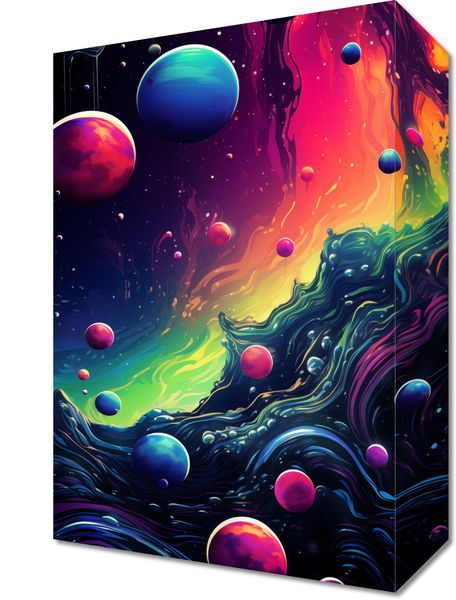 Obraz 20x30cm Kalejdoskop Galaktyk zdjęcie 1