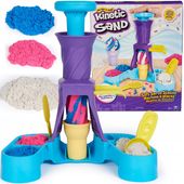 KINETIC SAND PIASEK KINETYCZNY LODY SOFT SERVE STATION + AKCESORIA