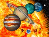 FOTOTAPETA planety układ słoneczny KOSMOS 260x180