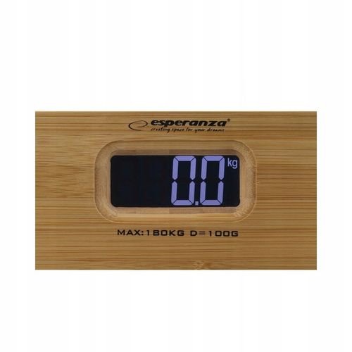 WAGA BAMBUSOWA ELEKTRONICZNA ŁAZIENKOWA do 180 kg LCD CYFROWA CZUJNIKI na Arena.pl