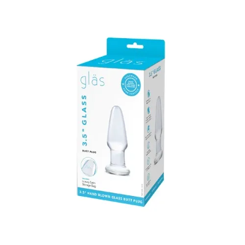 glas plug szklany 8,9 cm - model borokrzemowy, uniwersalny rozmiar na Arena.pl