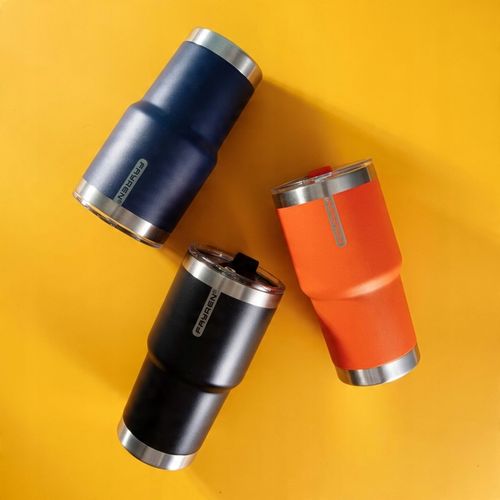 Fayren Kubek Termiczny 580ml Metro Apricot Crush do auta, pracy i na spacer na Arena.pl