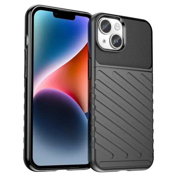Thunder Case etui iPhone 14 pancerny pokrowiec czarny zdjęcie 1