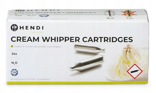 Hendi Naboje do syfonów do bitej śmietany 24 szt. na Arena.pl