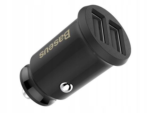 Baseus Ładowarka Samochodowa MINI - 2x USB / 3.1A na Arena.pl