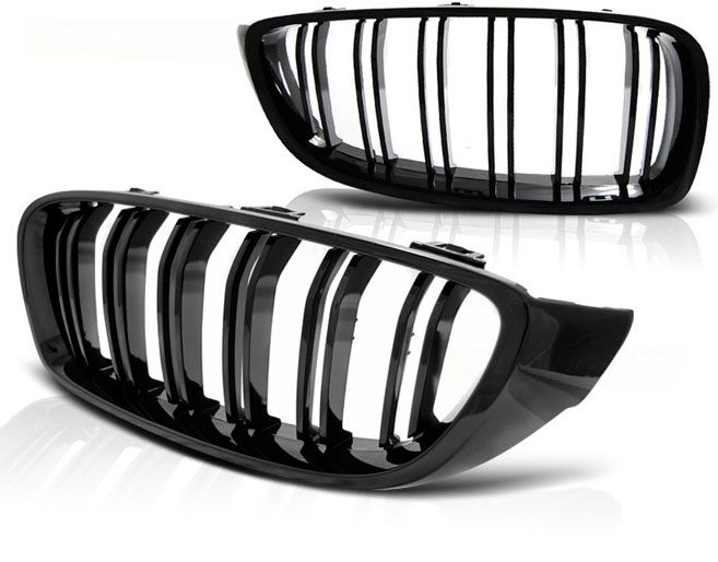GRILL NERKI BMW 4 F32 F33 F36 13- M4 LOOK BLACK zdjęcie 1
