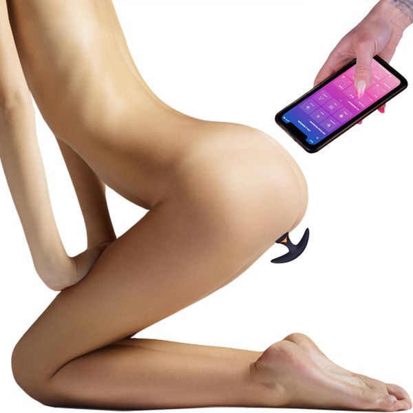 Korek Analny z Aplikacją Na Smartfona APP Czarny zdjęcie 8