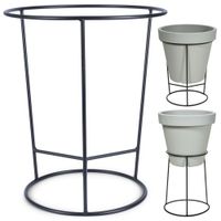 Stojak na Doniczkę Metalowy Dwustronny Kwietnik Doniczka Ogrodowa 45x53 cm