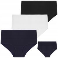 Figi Majtki Mix Kolor Wysoki Bawełniane Stan 3-szt 8XL MORAJ