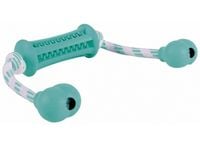 Gryzak dentystyczny dla psa Rolka ze sznurem o zapachu miętowym Trixie 37cm